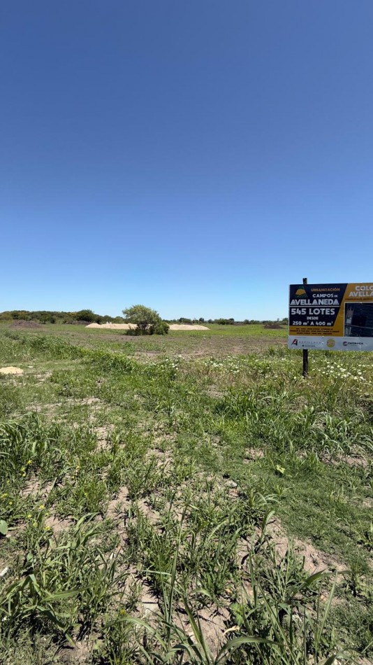 EN VENTA TERRENOS COLONIA AVELLANEDA - FINANCIADOS HASTA 24 CUOTAS